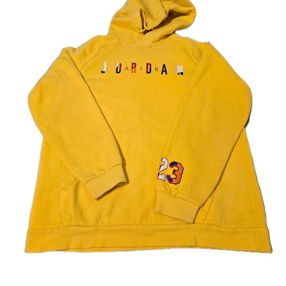 Jordan Other - Nike Air Jordan DNA Yellow Hoodie Size XL Men's